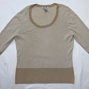 Striped Tan Top